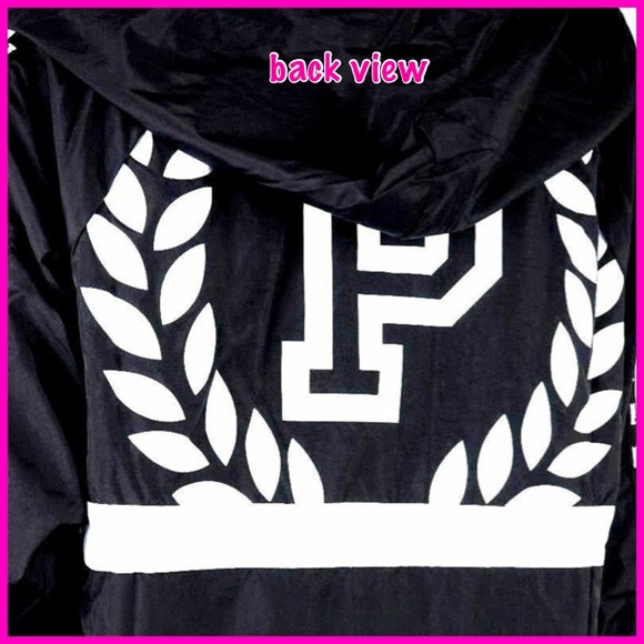 PINK VS Snap Funnel Neck Sport Jacket - Picture 3 of 4